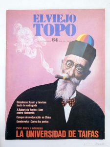Portada de la revista El Viejo Topo 64, de enero de 1982